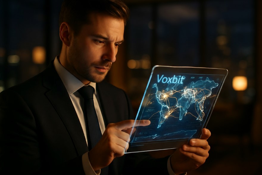 Pessoa feliz usando smartphone